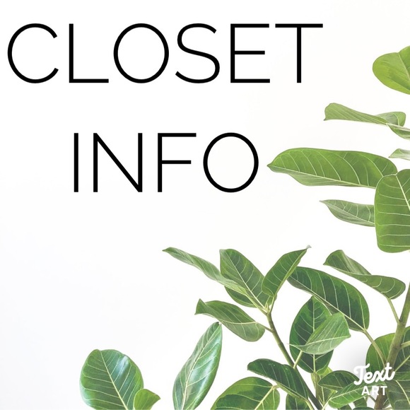helpful info about my closet 🦋 - Picture 4 of 4